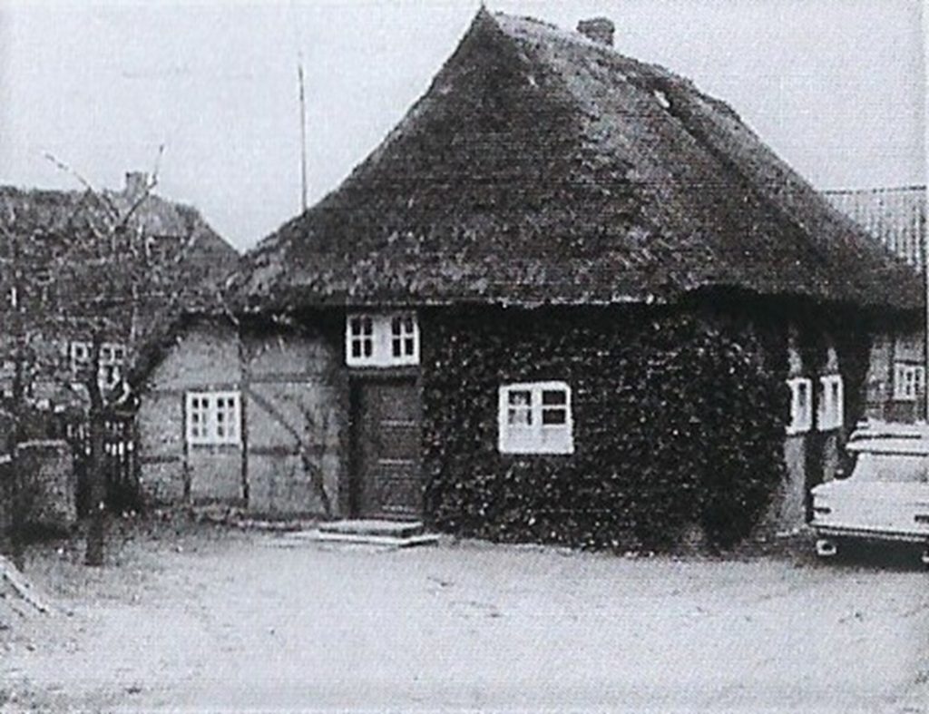 Am Markt 10, historisches Foto, bis zum Abriss war es das älteste Haus in Barskamp