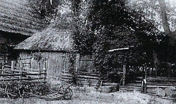 Historisches Foto, Am Thiegarten?, ehemaliger Göpelschuppen.