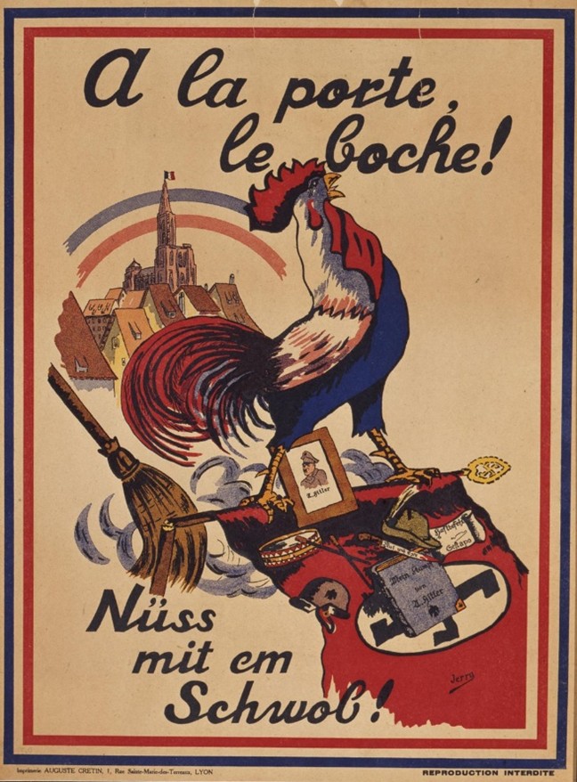 Französisches Propagandaplakat, 1944