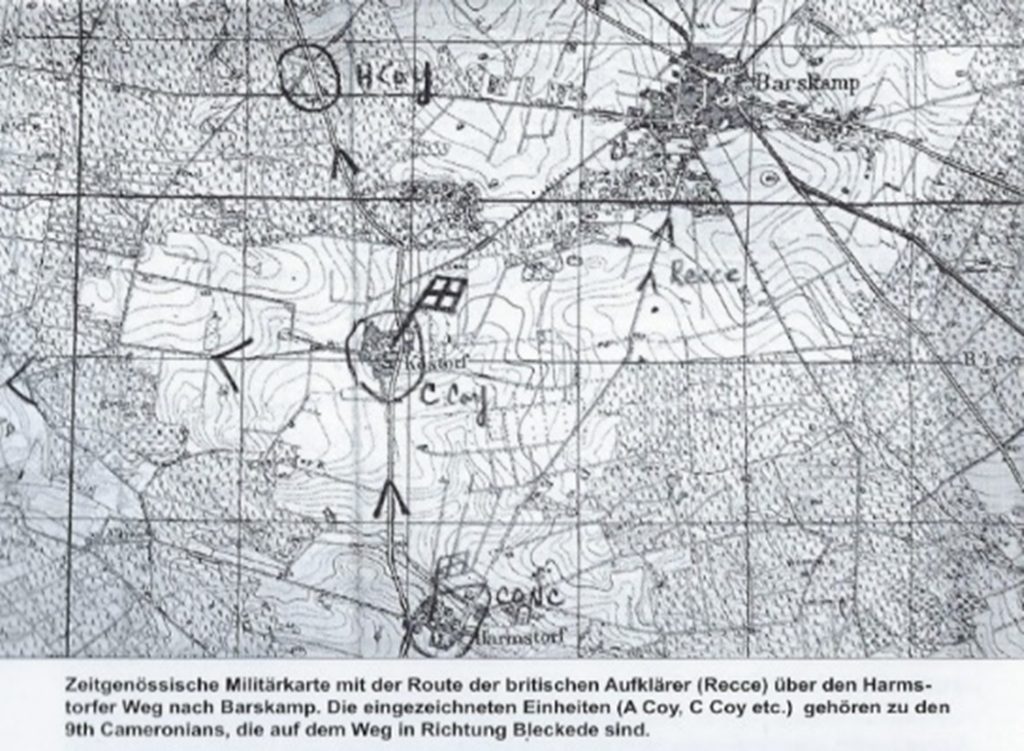 Karte aus, „Die letzte Front“ André Feit, Dieter Bechtold