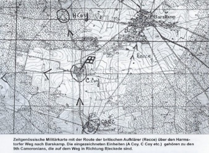 Karte aus, „Die letzte Front“ André Feit, Dieter Bechtold