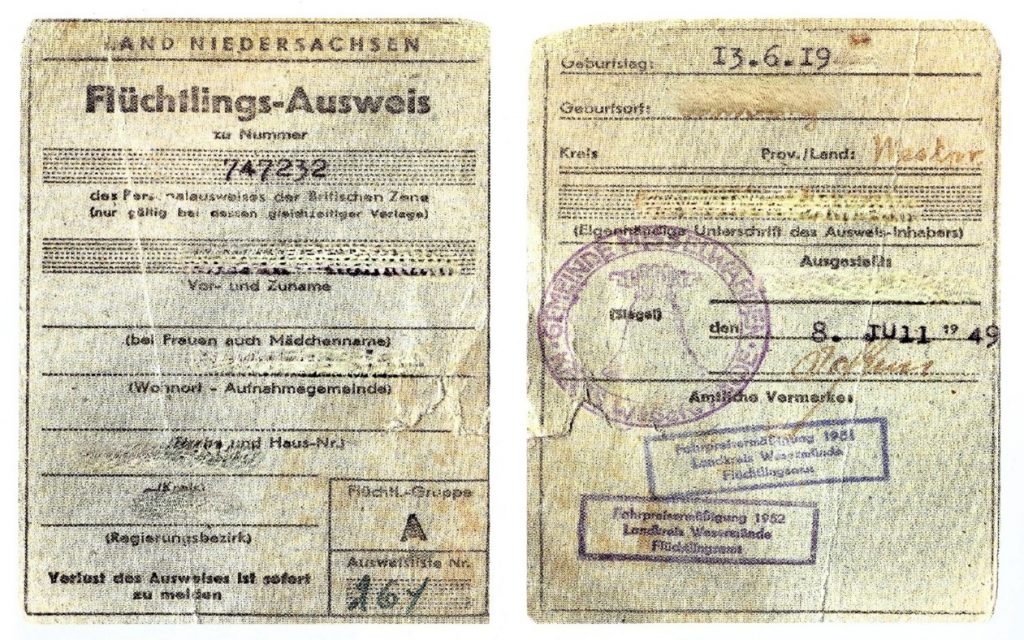 Flüchtlingsausweis