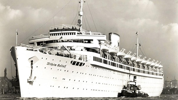 Historisches Foto von der Wilhelm Gustloff