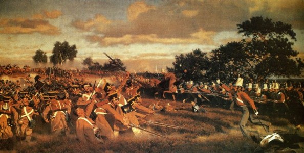 Historisches Gemälde, Die Schlacht bei der Göhrde