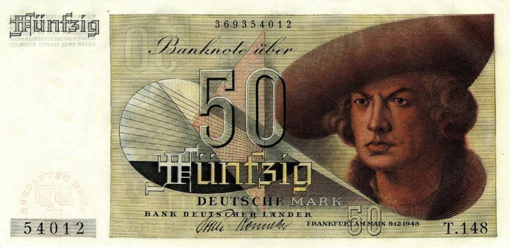 50 Mark, Bank deutscher Länder, 2 Serie