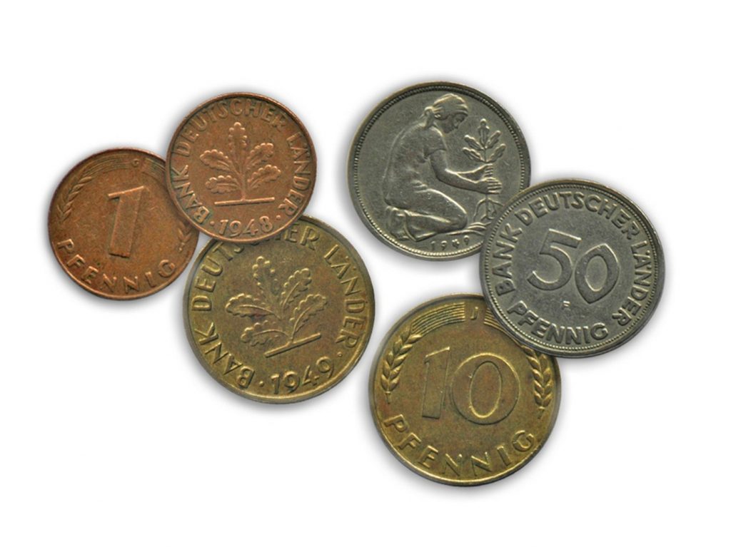 Bank deutscher Länder, Münzen.
