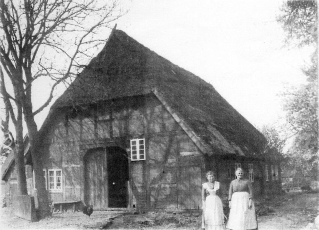 Am Markt 1, historisches Foto, landwirtschaftlicher Betrieb, Persil, heute Wohnhaus