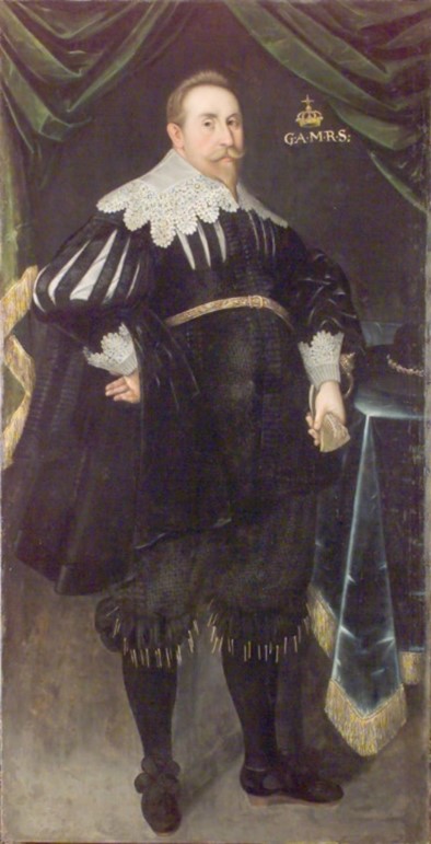 Gustav II. Adolf porträtiert von Jakob Elbfas um 1630