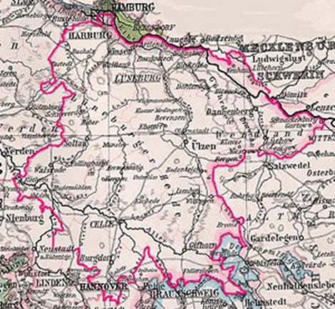 Gebiet der Landdrostei Lüneburg