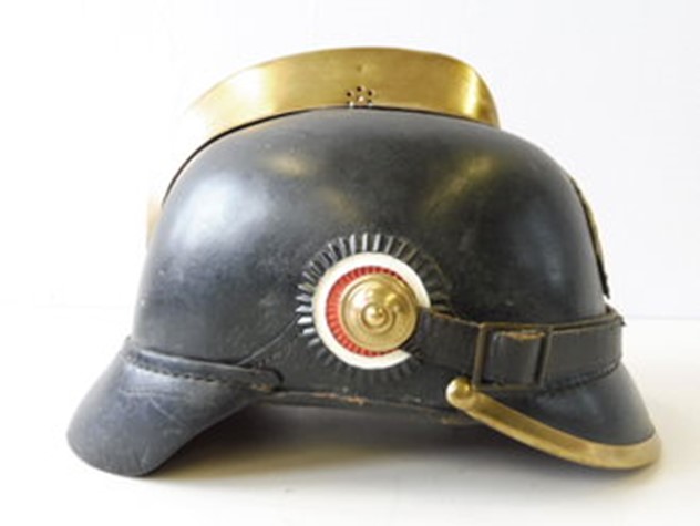 Preußischer Lederfeuerwehrhelm