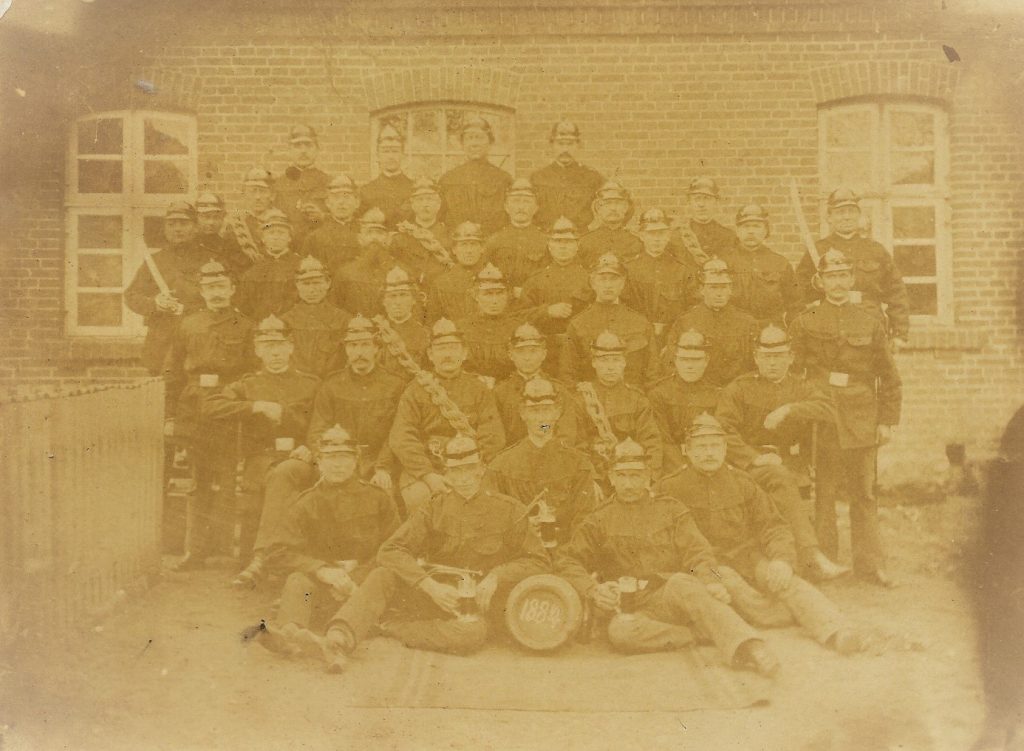 Historisches Foto, Freiwillige Feuerwehr