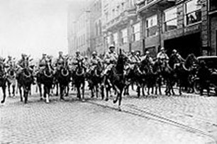 Französische Truppen in Essen, 1923
