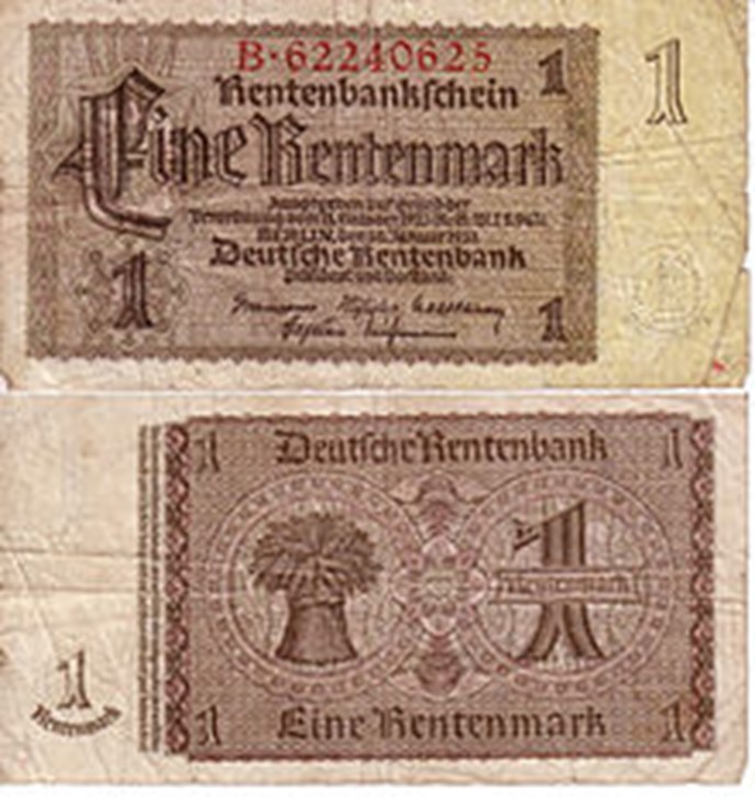 Rentenbankschein“ von 1937
