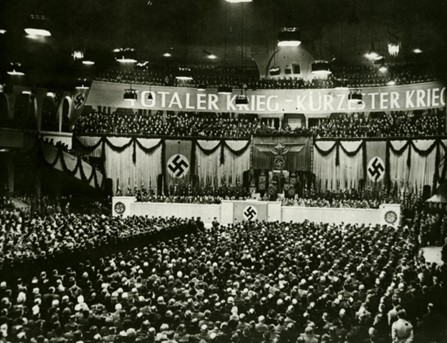 Großkundgebung der Nationalsozialisten im Berliner Sportpalast, 18. Februar 1943