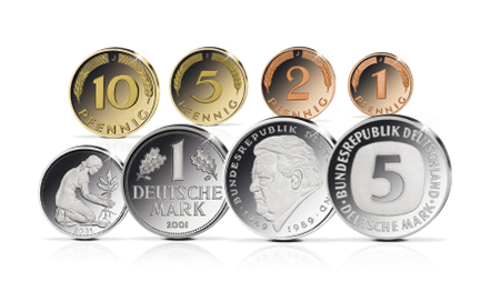 Münzgeld der Deutschen Mark