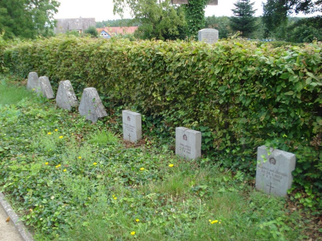 © Hans-Joachim Wenk, Einzelgräber der bestatteten DP’s