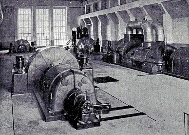 © Hans-Joachim Wenk, Turbine im Kraftwerk aus anderer Perspektive, Foto HEW.