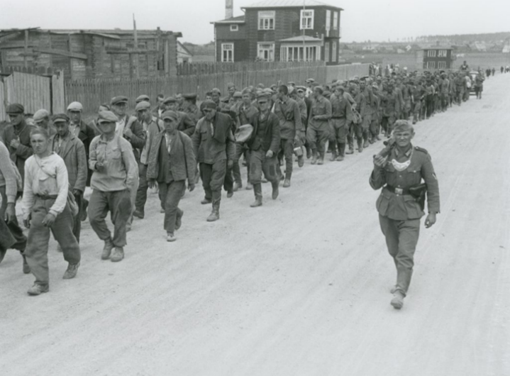 Sowjetische Kriegsgefangene 1941, Bildquelle Lemo Zeitstrahl.